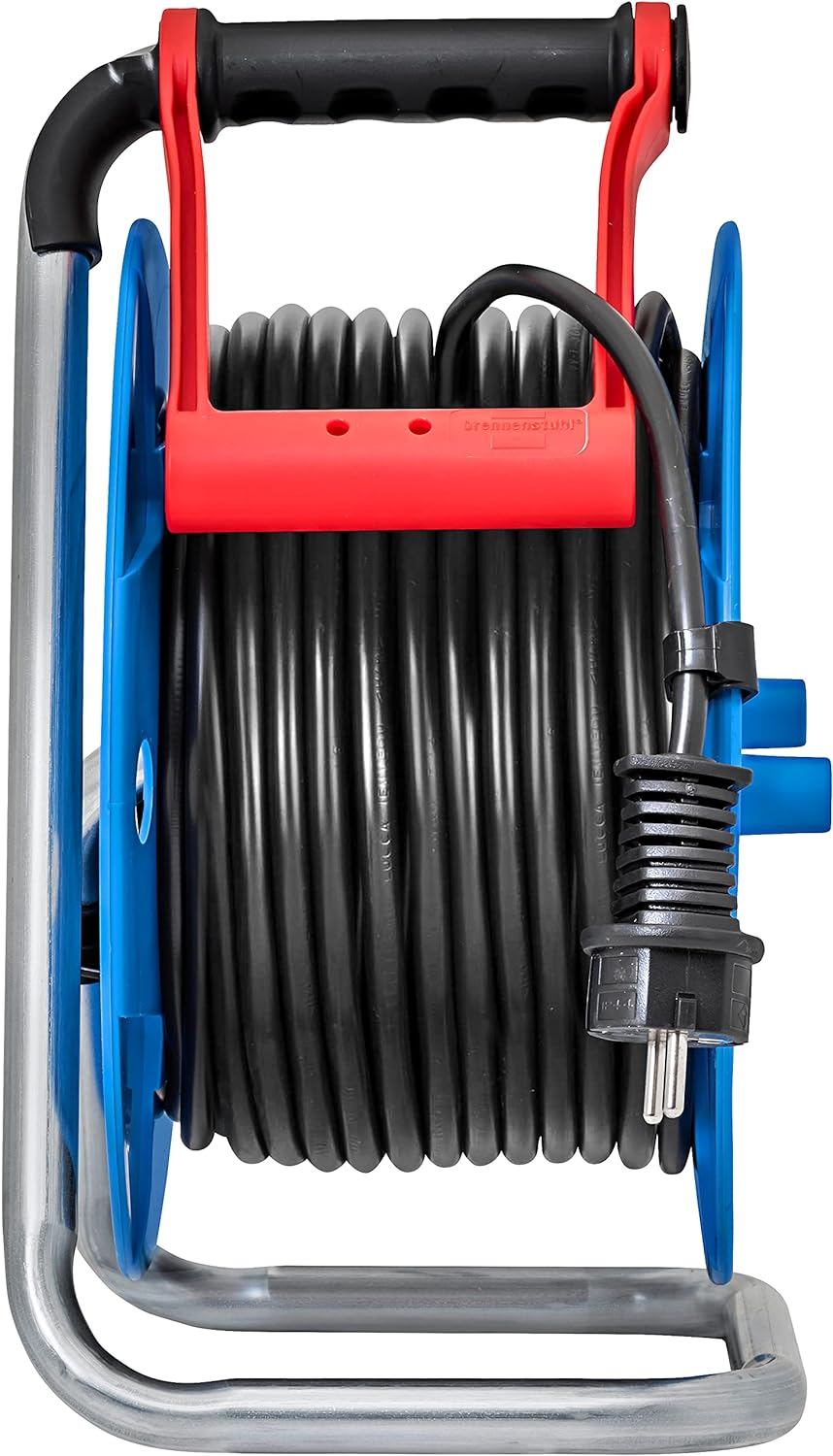 Brennenstuhl 1210251 Kabeltrommel Standard "S" Kabel, 25m schwarz