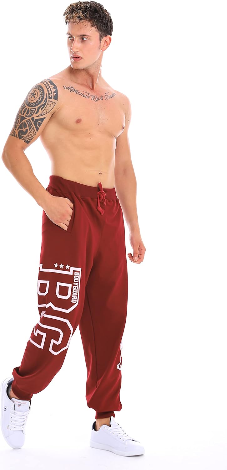 Raff & Taff Jogginghose Sweatpants Sporthose Bulldog Bodyguard aus hochwertiger Baumwollmischung 5XL