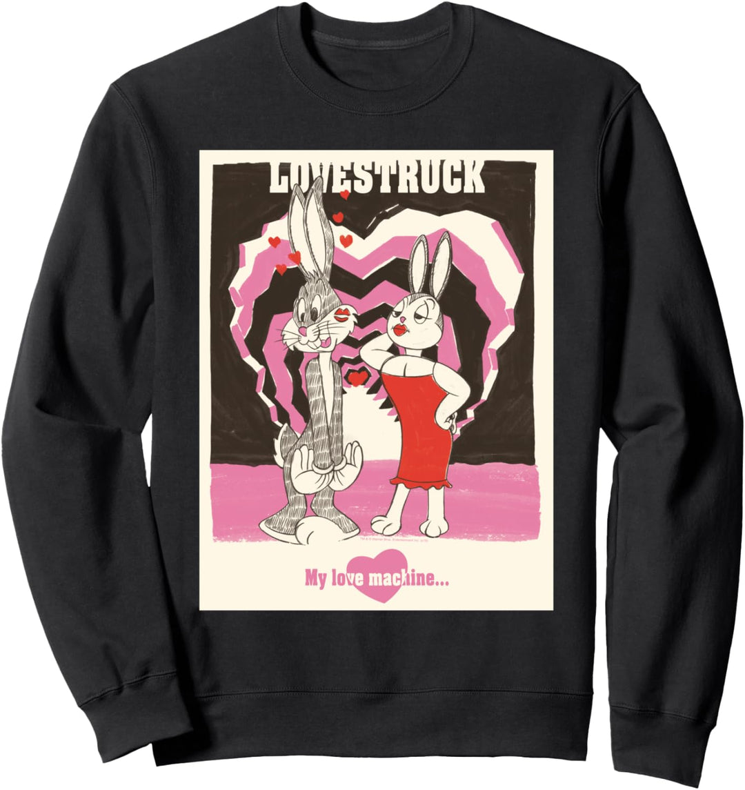 Looney Tunes Bugs Bunny Lovestruck Valentine Sweatshirt
