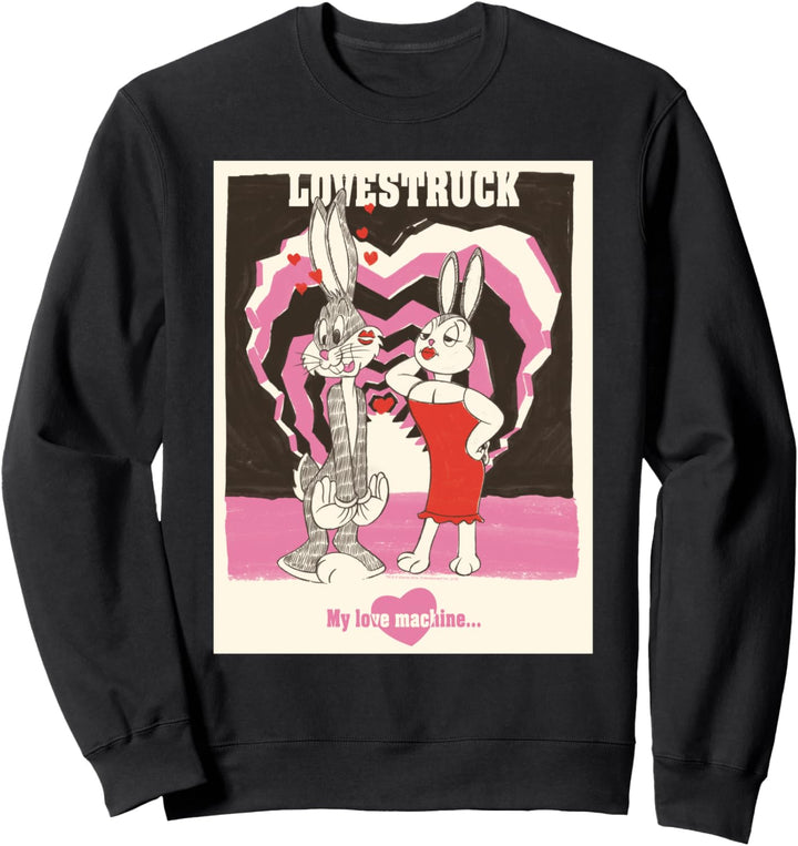 Looney Tunes Bugs Bunny Lovestruck Valentine Sweatshirt