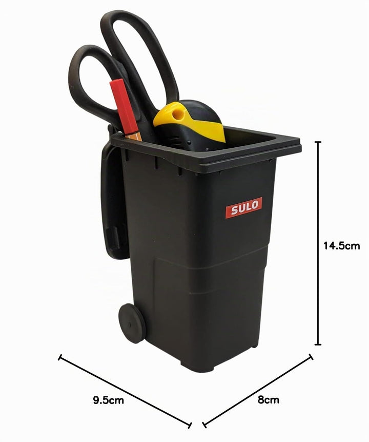 Sulo Mini-Mülltonne original grosse Ausführung 240 Liter GRAU Miniatur Behälter Aufbewahrung Tischmü