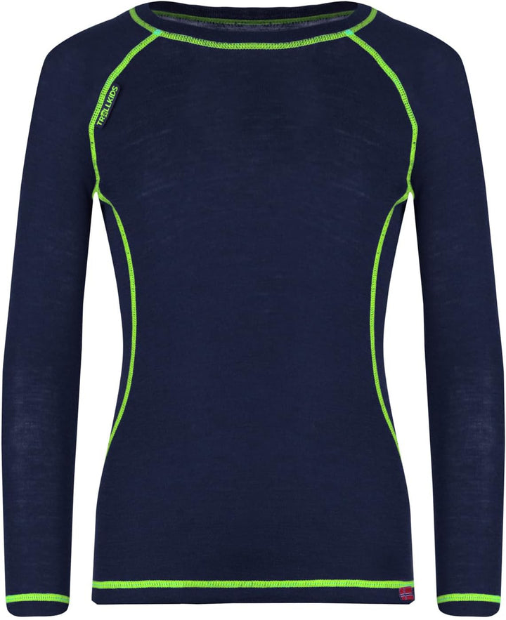 Trollkids Kids Merino Baselayer Set 98 Navy, 98 Navy
