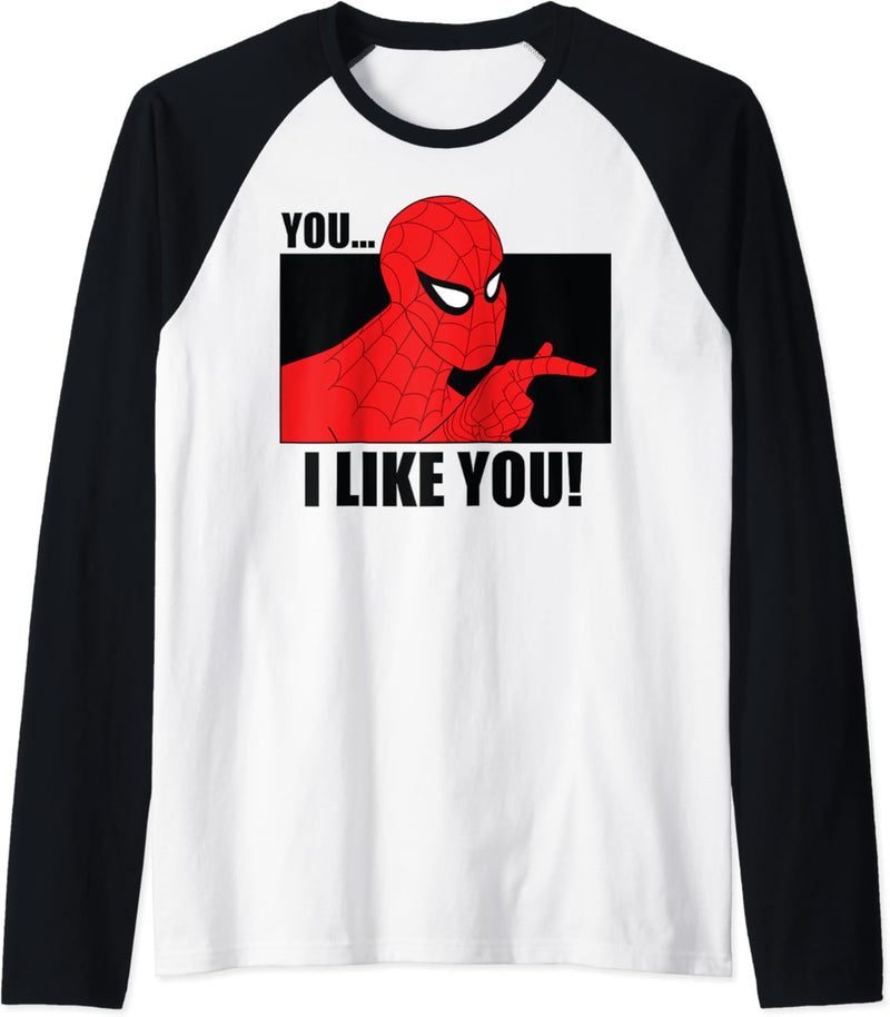 Marvel Spider-Man You I Like You Raglan