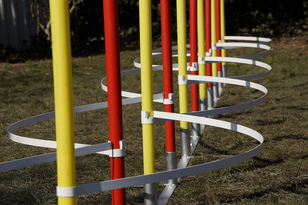 Wuzzmann Agility-SLALOMBÖGEN/TRAININGSBÖGEN FÜR SLALOMSTANGEN-Durchmesser 30mm - 34mm