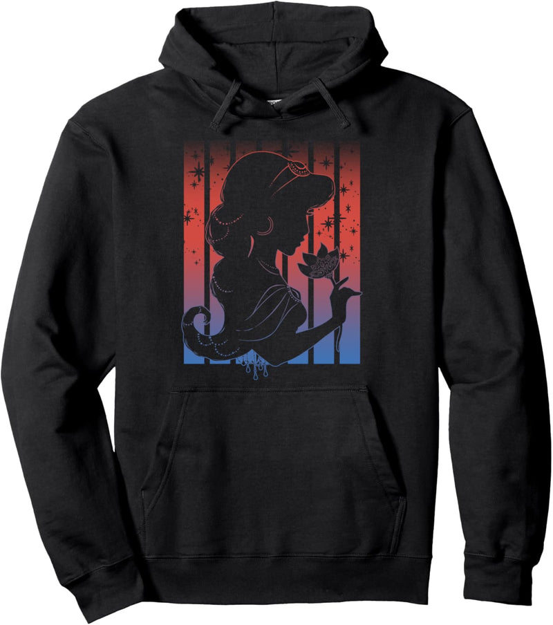 Disney Aladdin Jasmine Flag Silhouette Pullover Hoodie