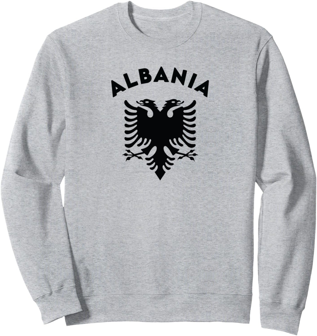 Albanien Albaner Albania Doppeladler Adler Flagge Sweatshirt
