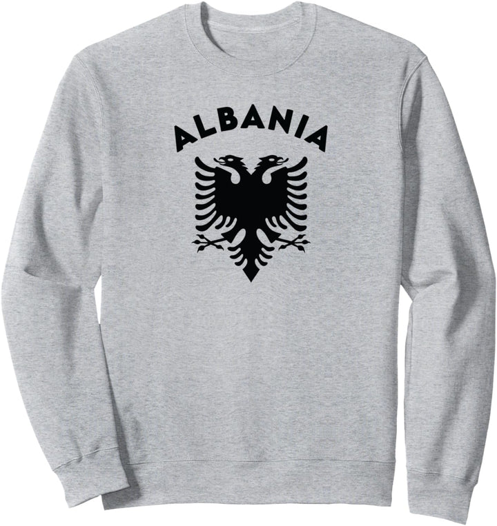 Albanien Albaner Albania Doppeladler Adler Flagge Sweatshirt