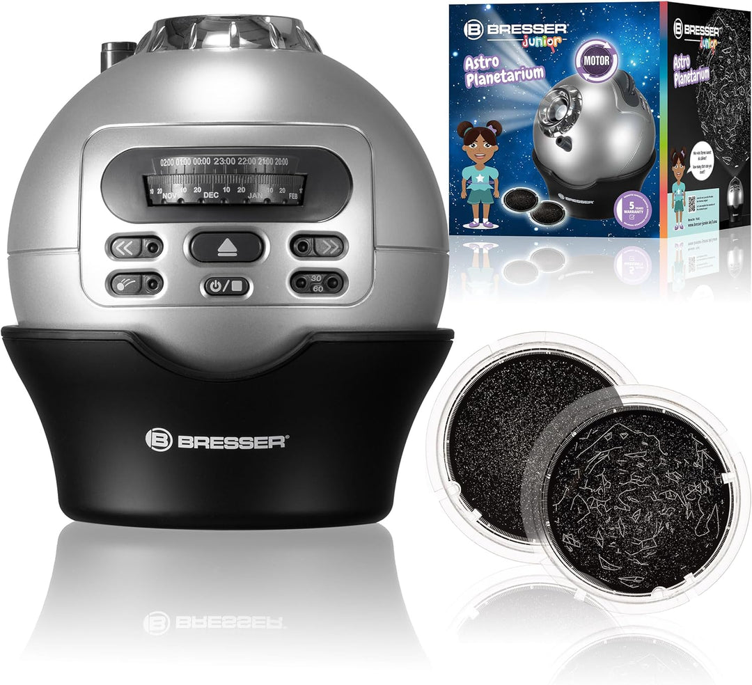 Bresser Junior Astro Planetarium Deluxe zur Projektion des Sternenhimmels mit Sternschnuppenfunktion