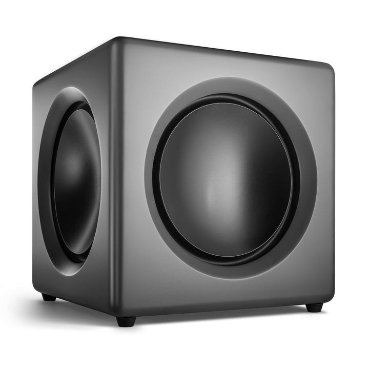 Wavemaster 66400 Fusion - Aktiver Subwoofer (125 Watt) mit eingebautem Class-D-Verstärker, universel