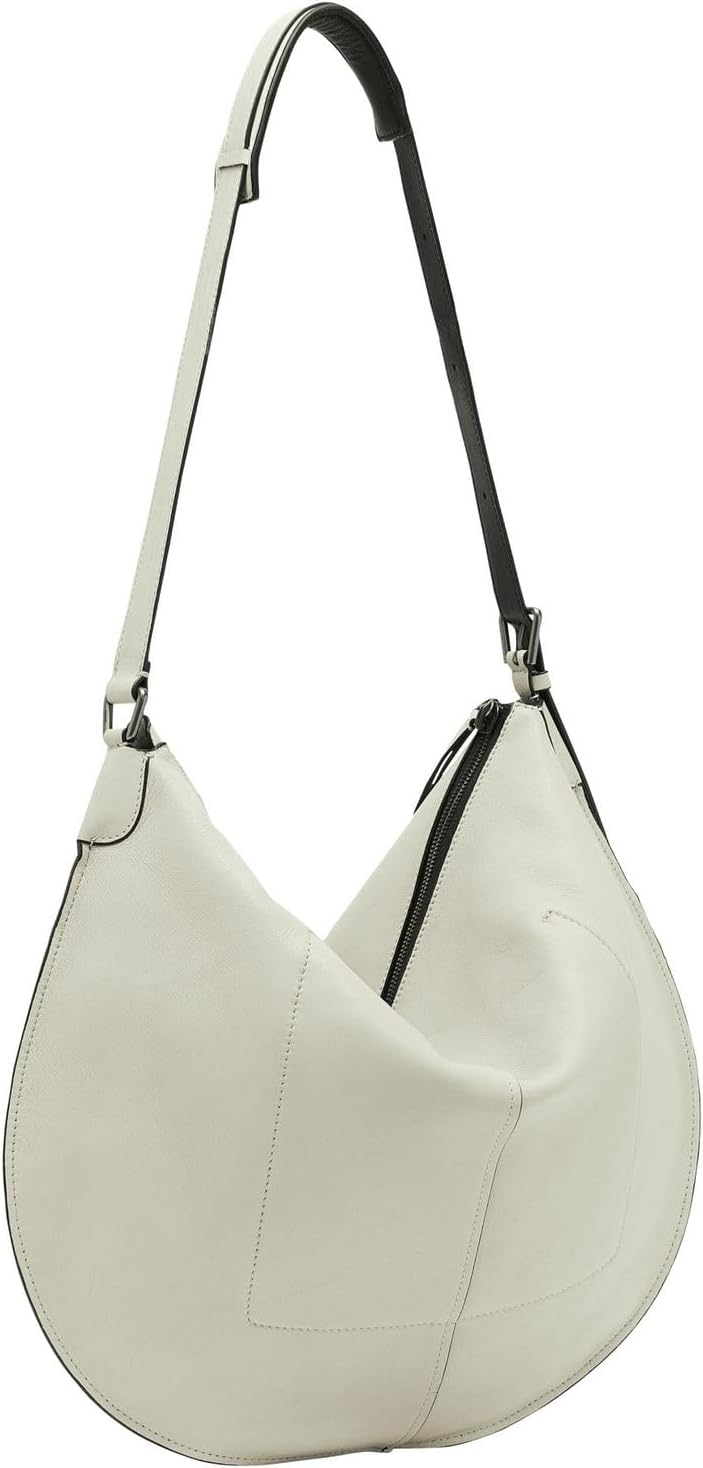 Liebeskind Berlin NAOMI NATURAL SHEEP HOBO Schultertasche, Large (HxBxT 41.3cm x 51.7cm x 0.5cm) Lar