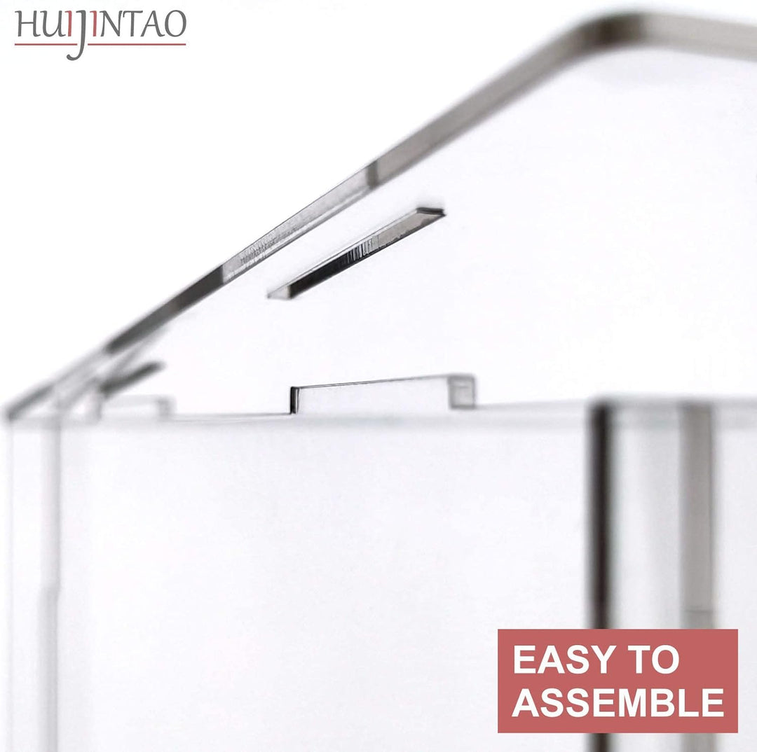 Huijintao Acryl Vitrine/Schaukasten/Display Case/Display Box für Modellautos, Figuren, Sammlerstücke