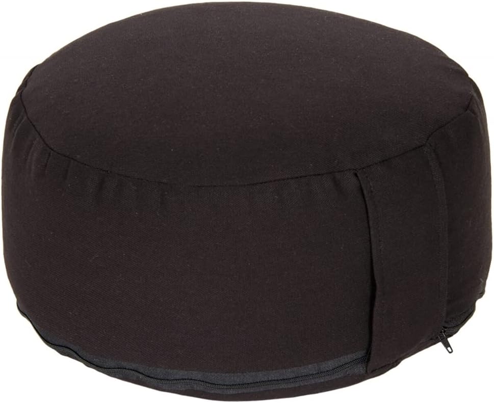 Yogabox Meditationskissen/Yogakissen Rondo Classic Made in Germany Schwarz, Schwarz