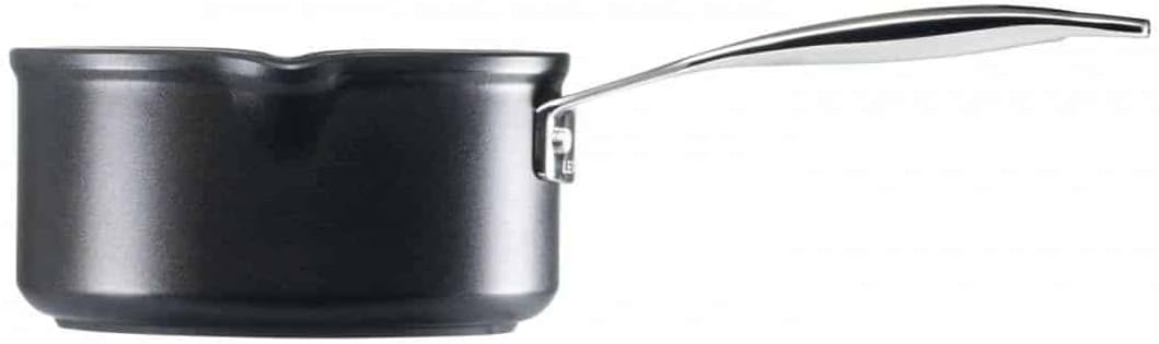 Le Creuset Aluminium-Antihaft Milchtopf, Ø 16 cm, Für alle Herdarten inkl. Induktion geeignet, Anthr