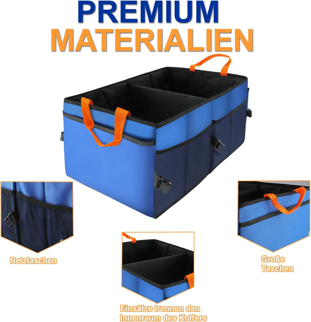 Generisch Premium Auto Kofferraumtasche, Praktisch 600D Oxfordstoff Kofferraum Organizer, Wasserdich