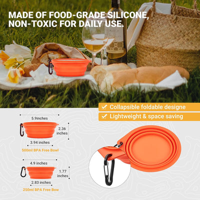 KingCamp Camping Kochgeschirr Set Stainless Steel faltbar Kochset Töpfe Set Geschirr Set Outdoor Koc
