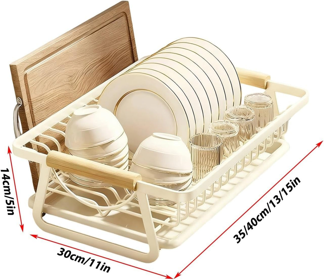 Drying Rack Geschirr-Trockenständer for die Küchentheke, Edelstahl-Spüle, Organisation und Aufbewahr