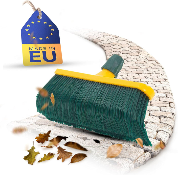 Novaliv Besenkopf Krallenbesen Set 30 cm Kunststoff gebogenen Borsten Besenaufsatz Besen Broom Head