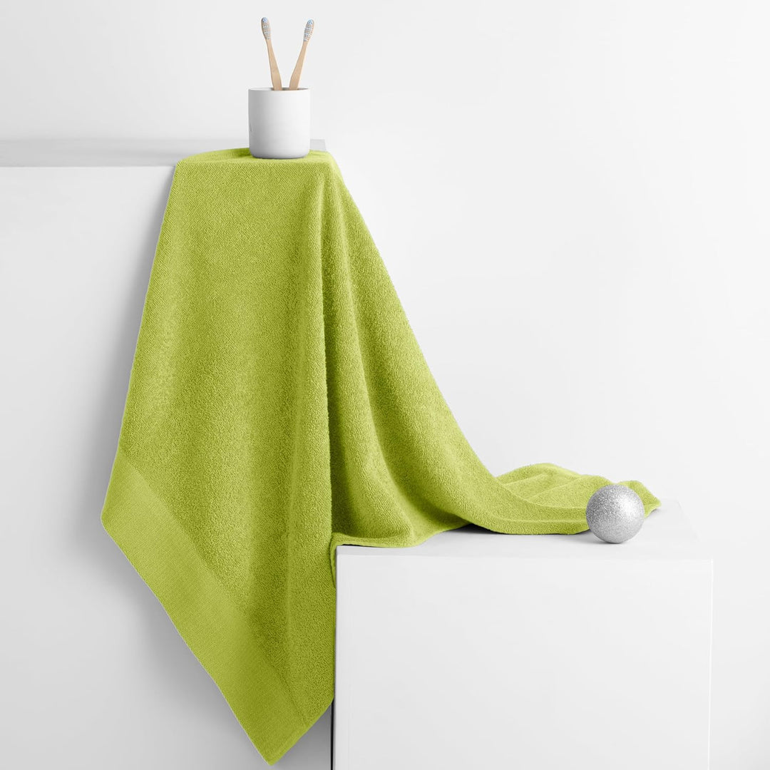 AmeliaHome Handtuch Set Hellgrün 4 Gästetücher 30x50 cm 4 Handtücher 50x100 cm und 2 Duschtücher 70x