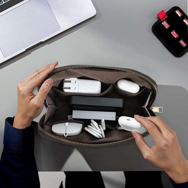 Contacts Männer Leder Reissverschluss Karte Passport Pocket Bill Wallet Geldbörse Handytasche Kaffee