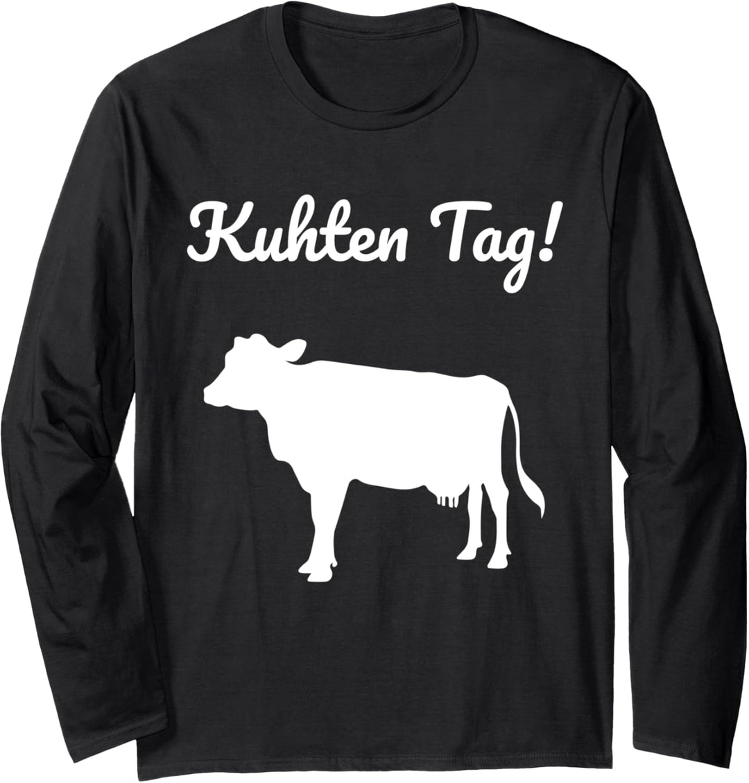 Kuh Landwirt Bauer Kühe Milchbauer Rinder Landwirtschaft Langarmshirt