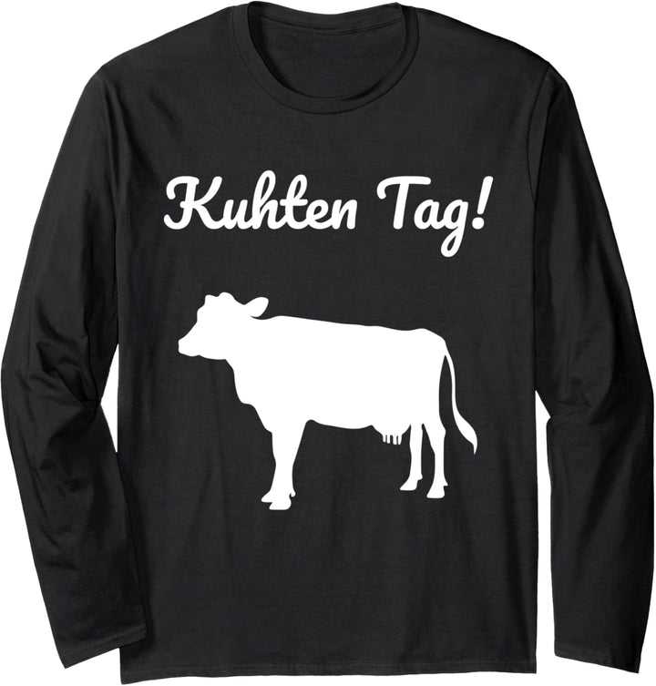 Kuh Landwirt Bauer Kühe Milchbauer Rinder Landwirtschaft Langarmshirt