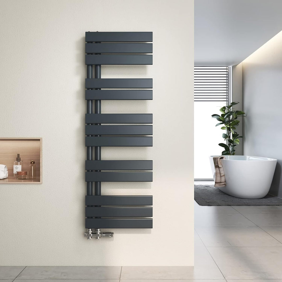 Heilmetz® Badheizkörper Flach Design Heizkörper Handtuchtrockner für Badezimmer Handtuchheizkörper m