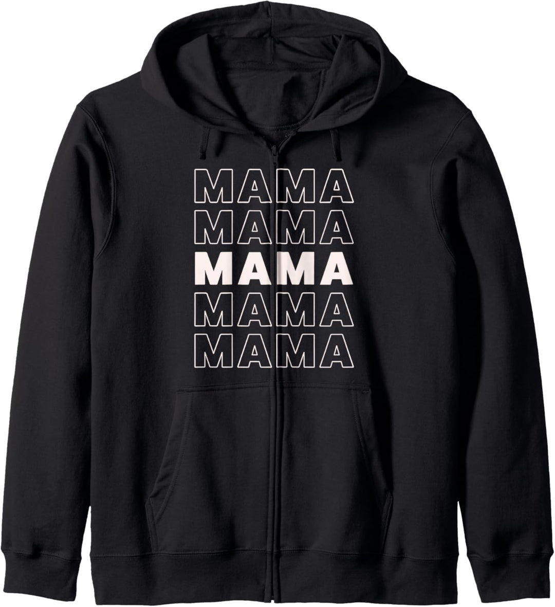 Trendy Mama Bold Stack Kapuzenjacke