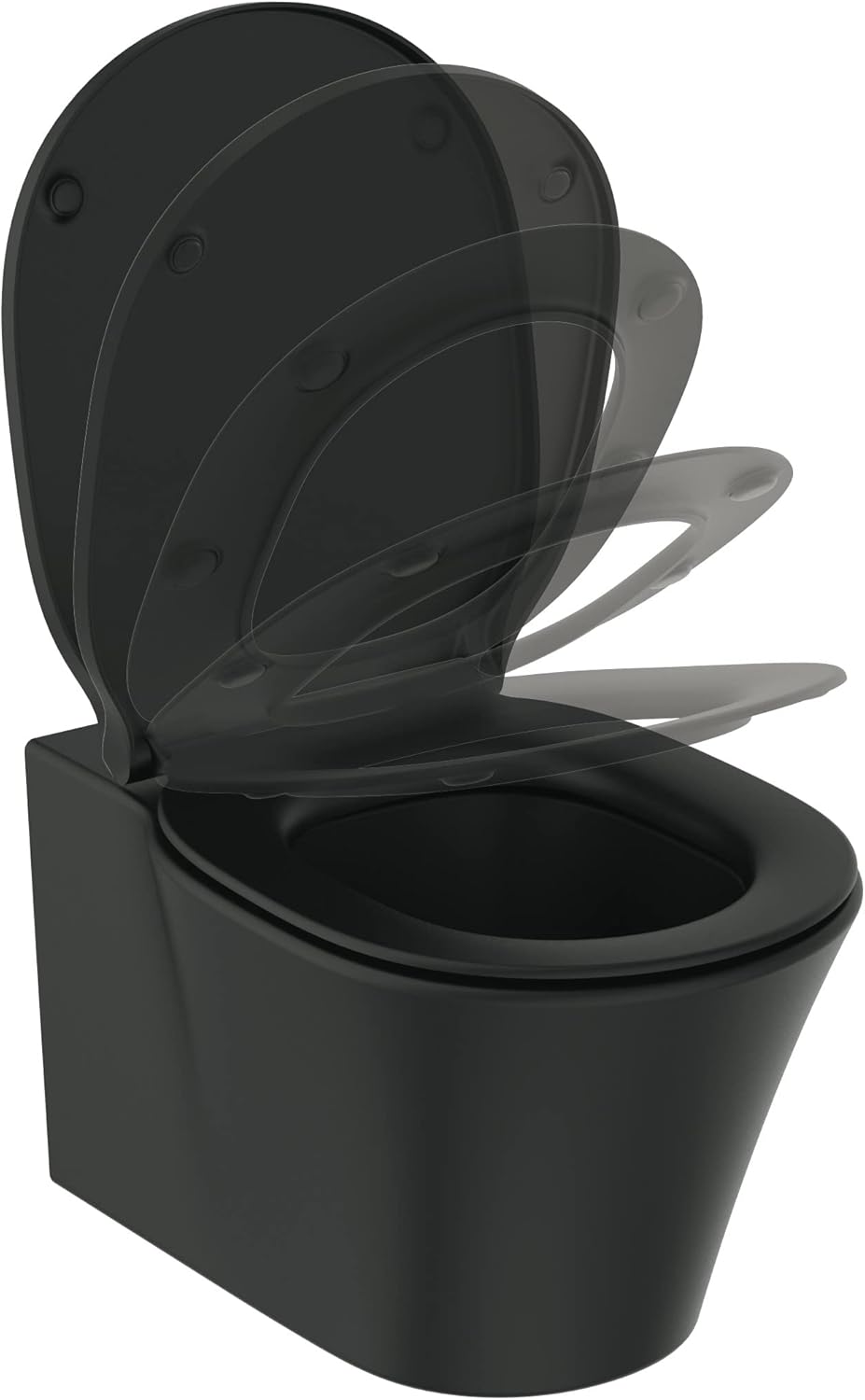 Ideal Standard Connect Air Wandhängendes WC-Becken-Set, Hänge-WC spülrandlos, CL1 Vollspülung 4,5–6
