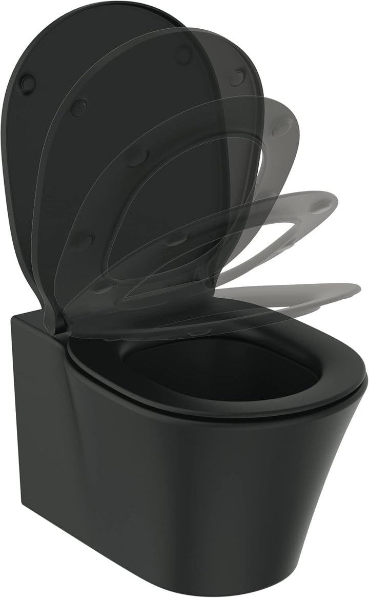 Ideal Standard Connect Air Wandhängendes WC-Becken-Set, Hänge-WC spülrandlos, CL1 Vollspülung 4,5–6