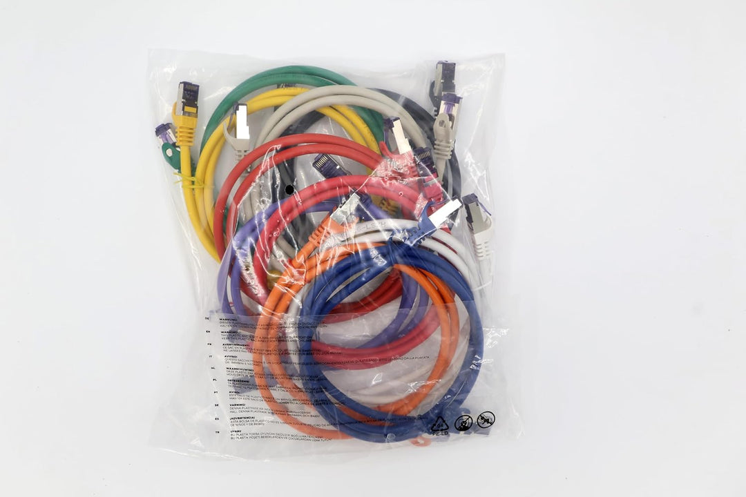 1aTTack.de 10x 1.0 M CAT7 Netzwerkkabel - 10 Gigabit - RJ45 Patchkabel Ethernet Kabel (SFTP PIMF LSZ