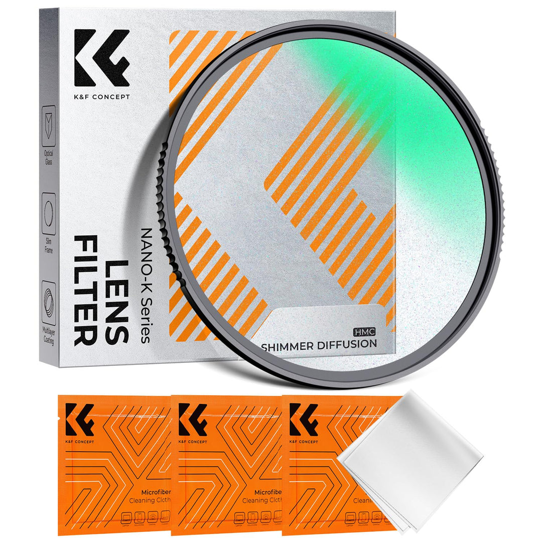 K&amp;F Concept Nano-K Serie Shimmer Diffusion Filter 67mm aus Optisches Glas mit 18 Schichten Nano-Besc