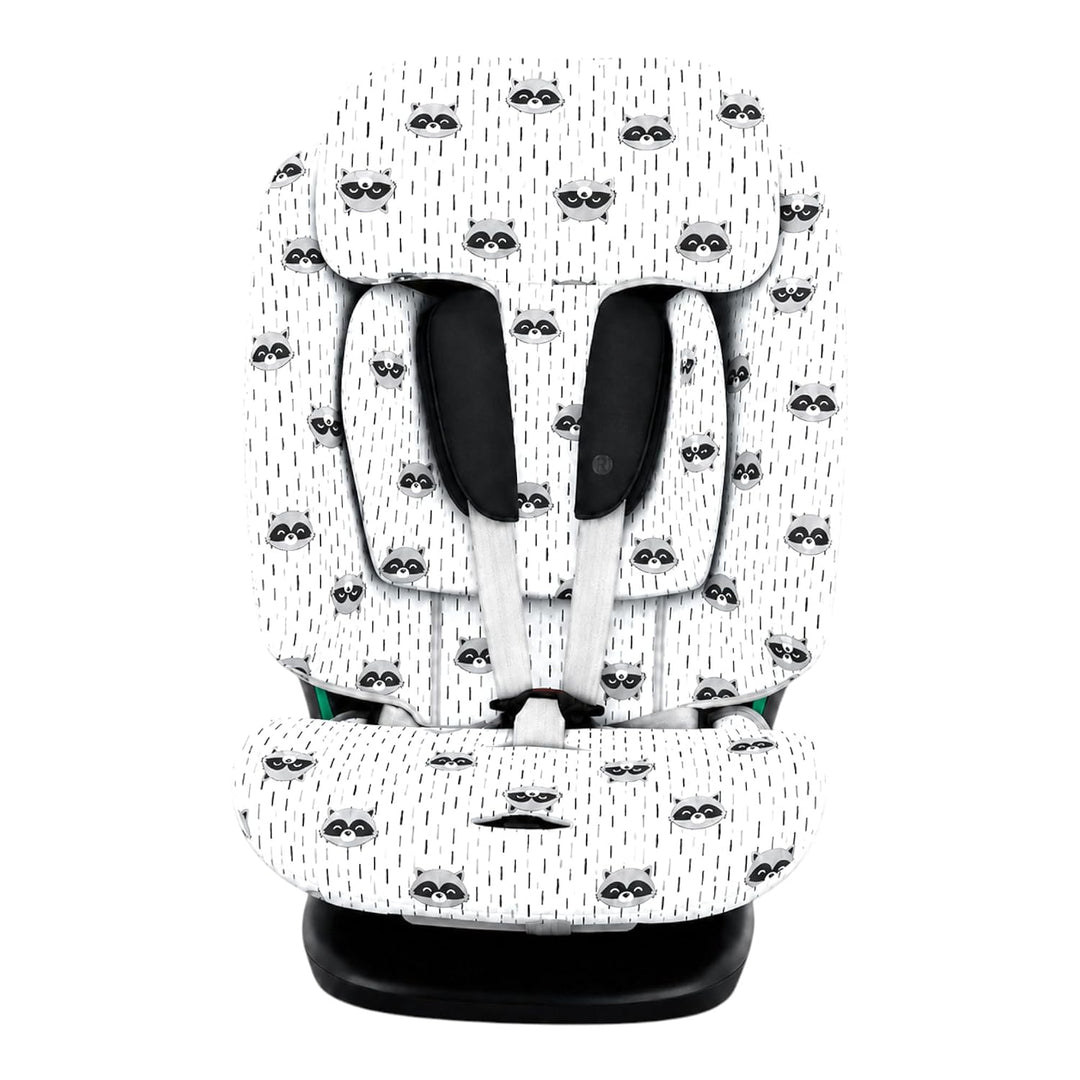 JYOKO Kids Bezug kompatibel mit Bebeconfort, Maxi Cosi Titan Pro, aus Baumwolle (Raccoon) Titan Pro