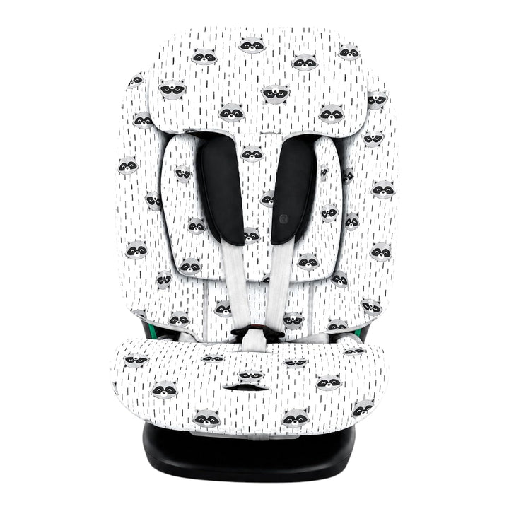 JYOKO Kids Bezug kompatibel mit Bebeconfort, Maxi Cosi Titan Pro, aus Baumwolle (Raccoon) Titan Pro