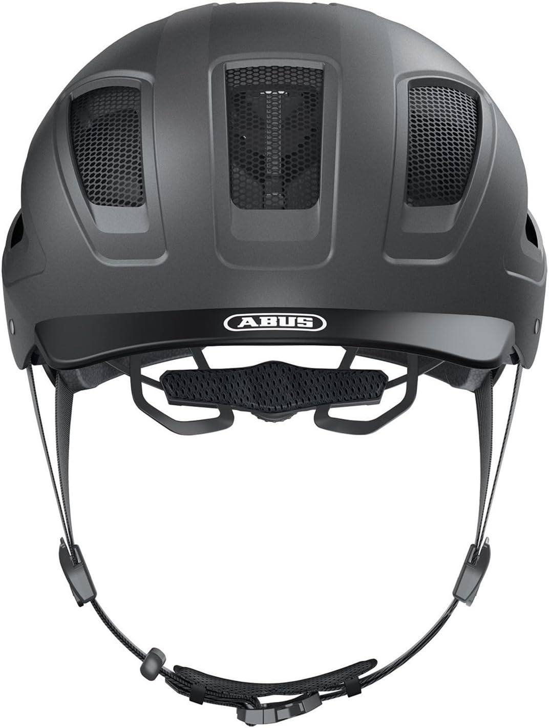 ABUS Stadthelm Hyban 2.0 - Fahrradhelm mit Rücklicht, ABS-Hartschale, guter Passform - für Damen und