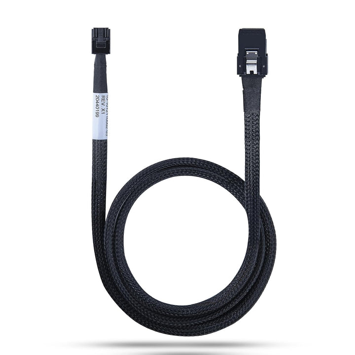 H!Fiber.com Mini SAS HD SFF-8643 zu Mini SAS SFF-8087 Kabel, 0.8 meter (2.6ft) SFF-8643 to SFF-8087