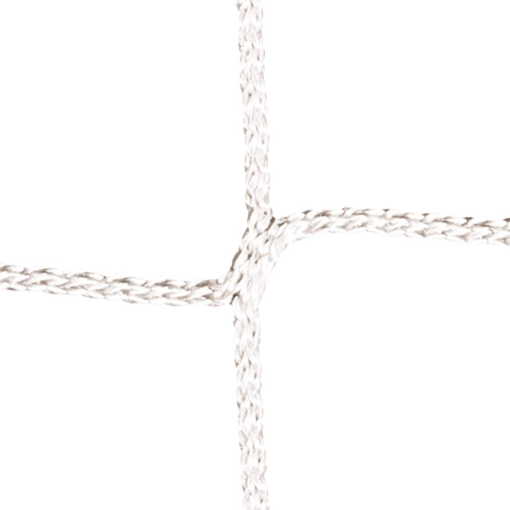 Huck Jugend - Fussballtornetz | 5,15 m x 2,05 m | Tortiefe 80/150 (Weiss, 4 mm)