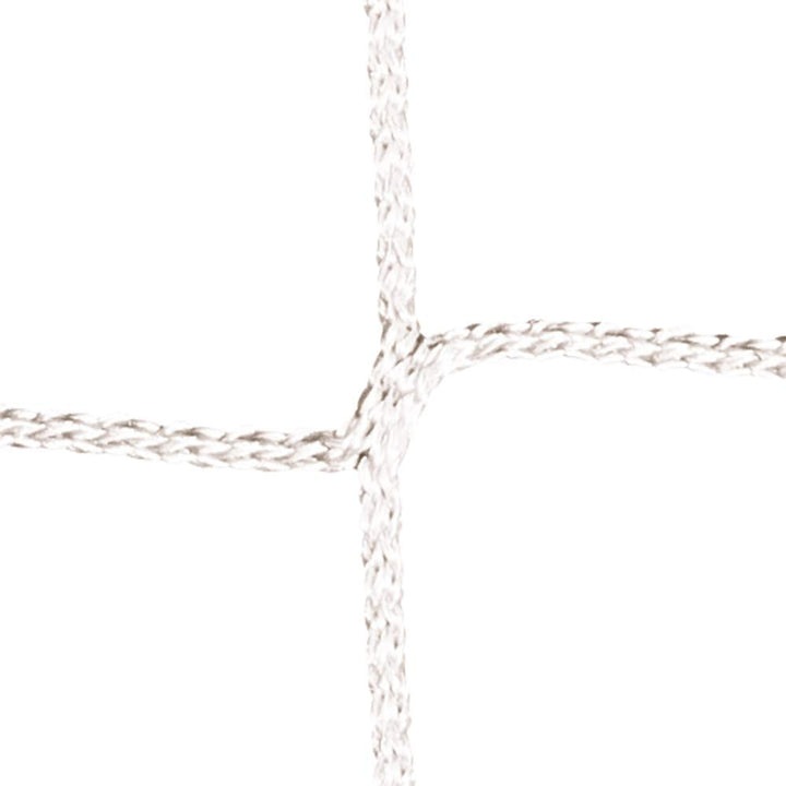 Huck Jugend - Fussballtornetz | 5,15 m x 2,05 m | Tortiefe 80/150 (Weiss, 4 mm)