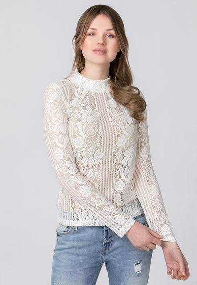 Stockerpoint Damen Nova Bluse XS Creme, XS Creme