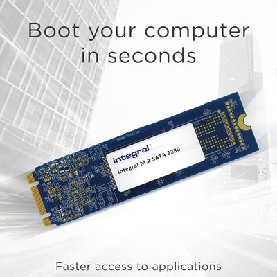 Integral 128GB M.2 SATA III 2280 Interne SSD, bis zu 480MB/s Lesen 400MB/s Schreiben 128GB M.2 2280