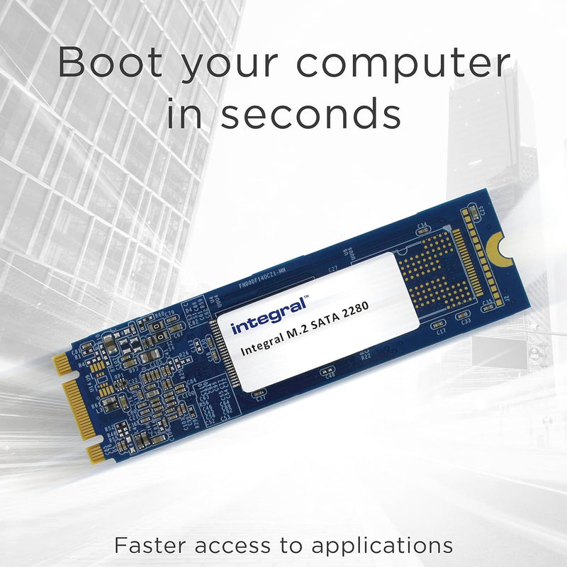 Integral 128GB M.2 SATA III 2280 Interne SSD, bis zu 480MB/s Lesen 400MB/s Schreiben 128GB M.2 2280