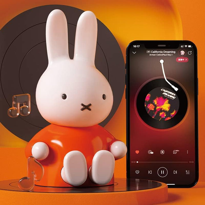 MiPow X Miffy Bluetooth-Lautsprecher, Mini-Bluetooth-Lautsprecher, kabelloser Lautsprecher, tragbare