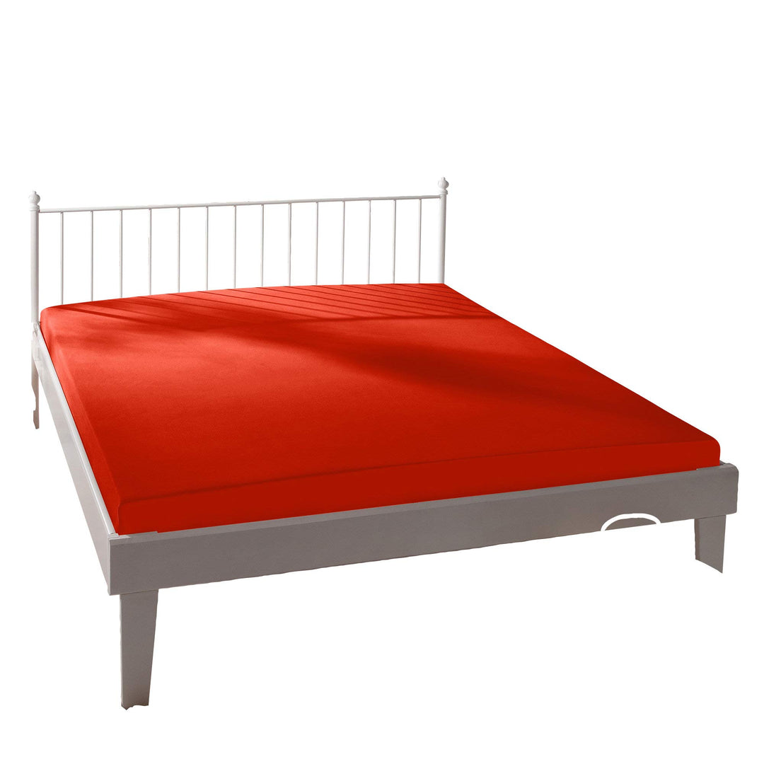 Bassetti Spannbettlaken Uni X1/687 Coralle Baumwolle/Elastan, Masse: 140cm x 200cm, 160cm x 220cm, 9