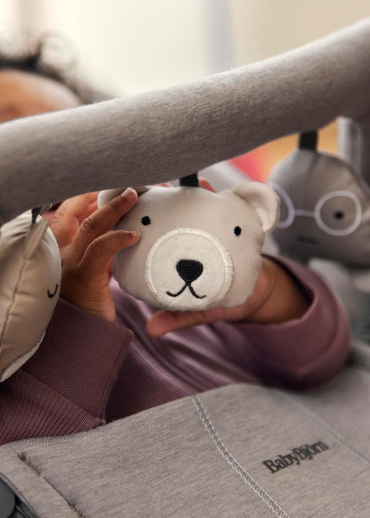 BabyBjörn Spielzeug für Hüpfer, Soft Friends, Neutrals Fliegende Freunde Neutral, Fliegende Freunde