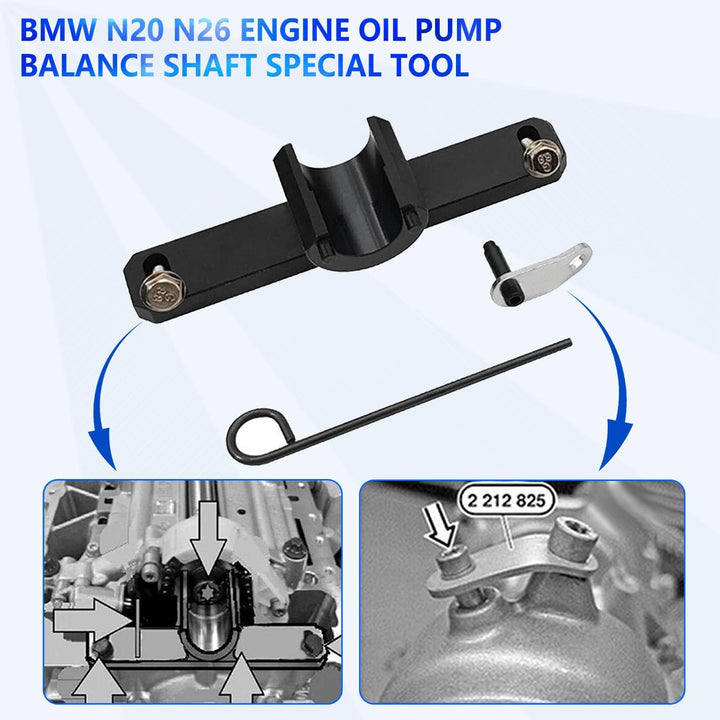 ZKTOOL Motortuning-Tool und Werkzeug zum Nockenwellen verriegelung kompatibel mit BMW N20 N26 Motor,