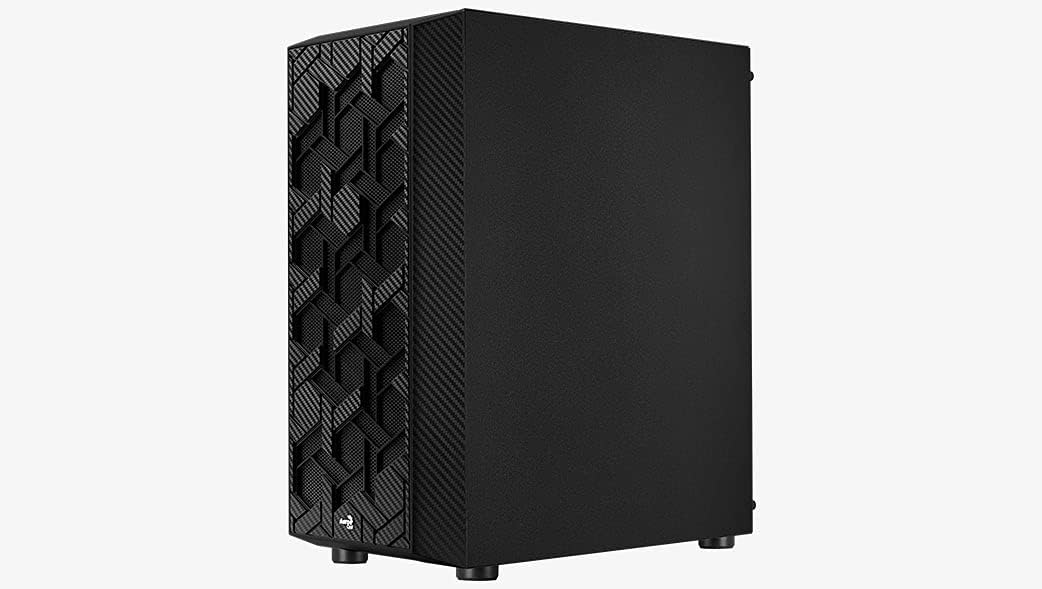 Aerocool Hive ARGB Mid Tower PC Gamng Case with Tempered Glass Window, 2 x ARGB Fans, 2 x USB 3.0, S
