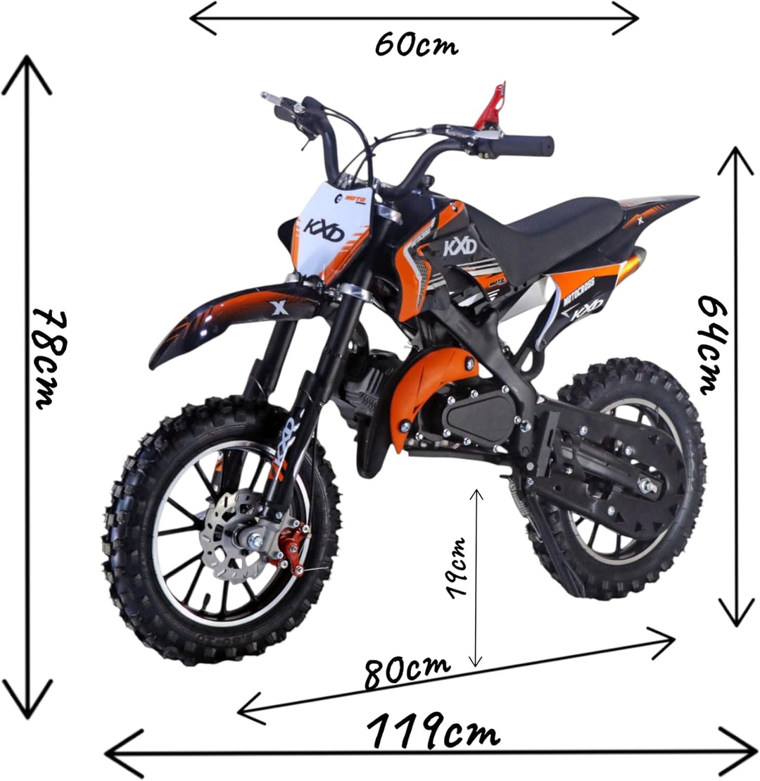 KXD 701 49ccm 2 Takt Dirtbike Dirt Bike CrossBike Enduro Dirtbike Pocket 49cc Pitbike PocketBike Mot