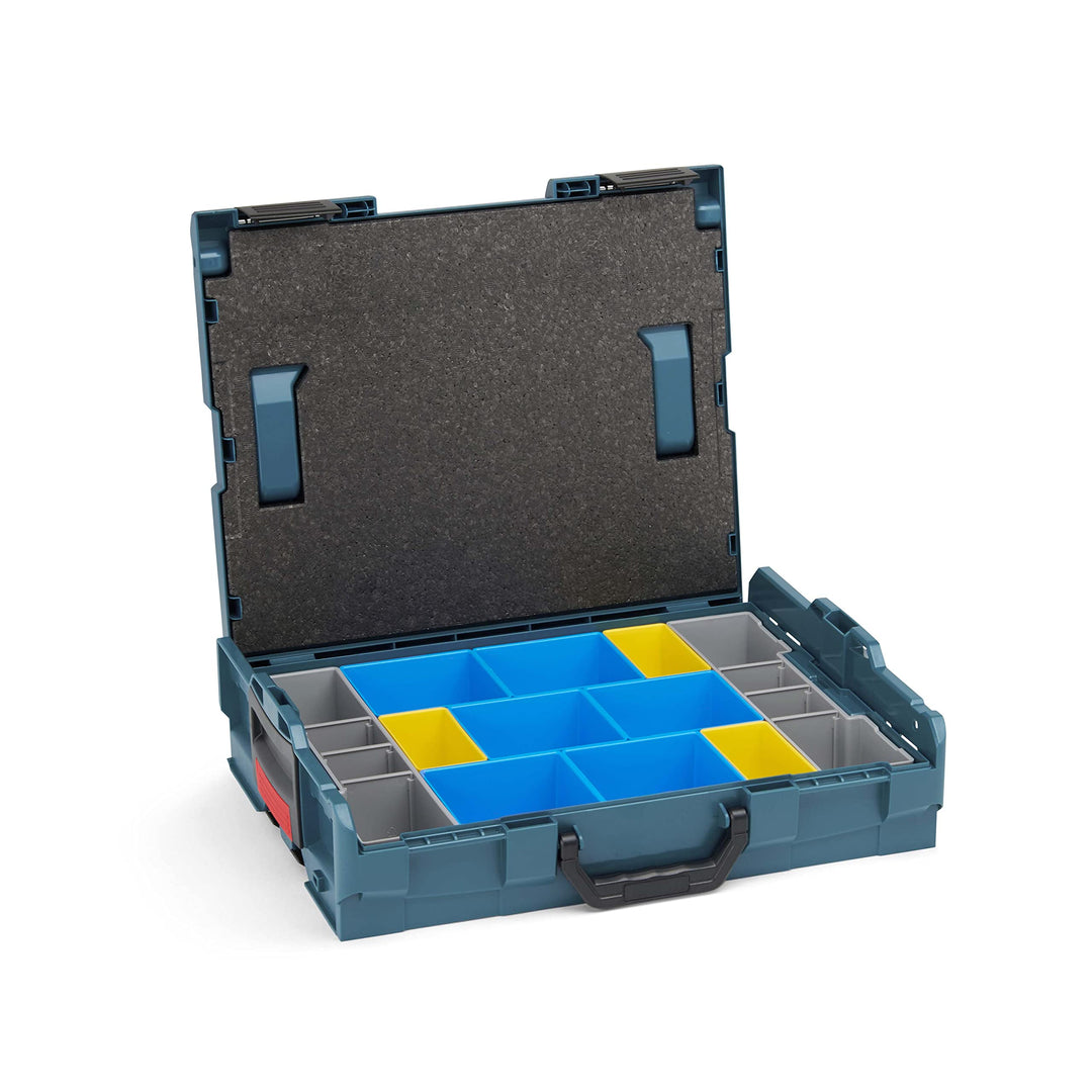 Bosch Sortimo L-Boxx 102 Werkzeugkoffer-Set • professional blau ohne Logo • bestückt mit Ordnungssys
