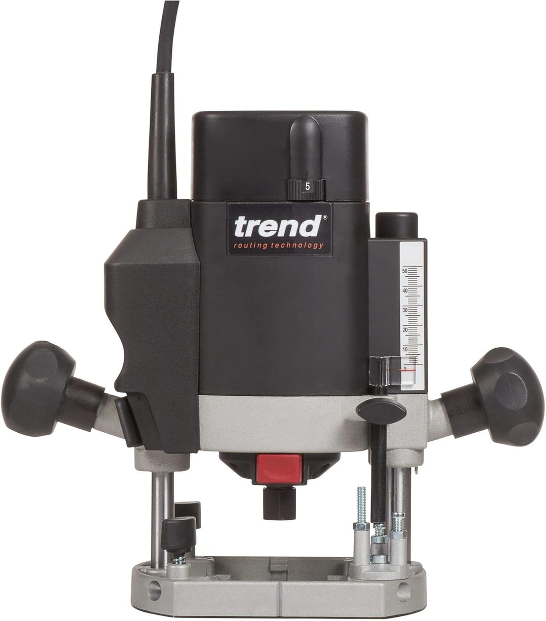 Trend 1000 W 8 mm Tauchfräser mit variabler Geschwindigkeit 230 V EU, leistungsstarker leichter Tauc