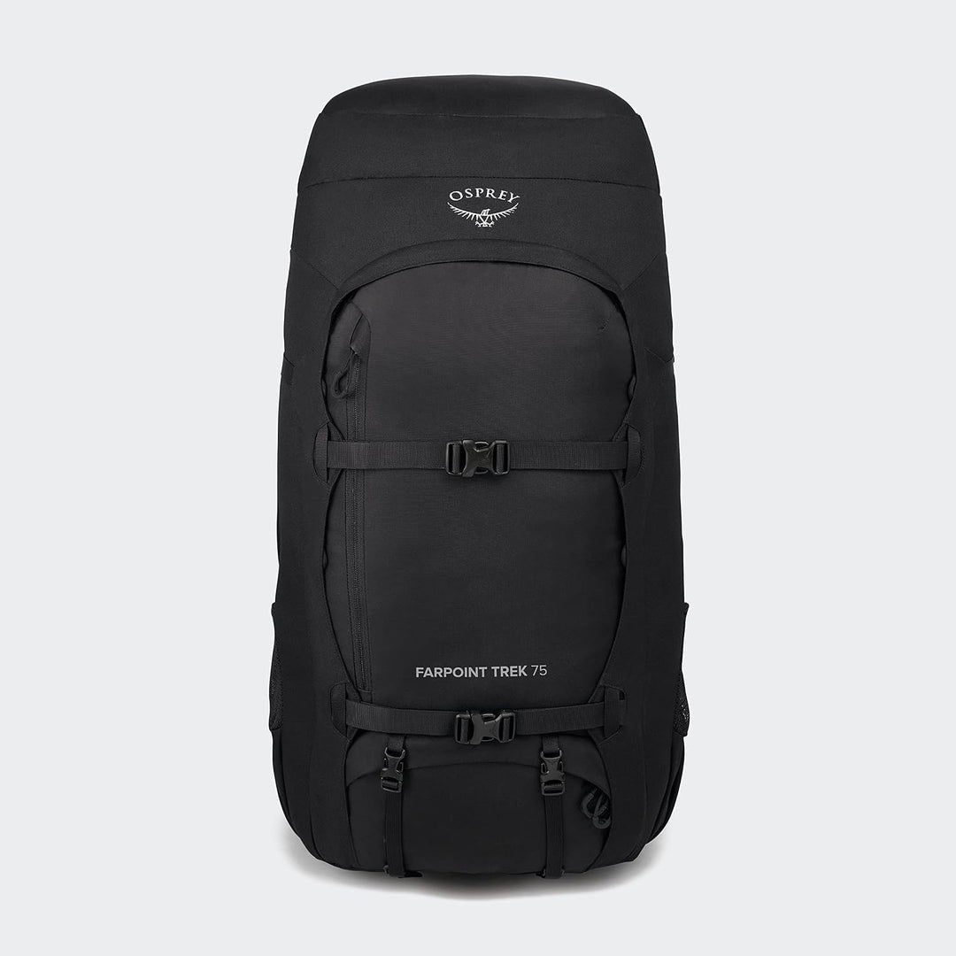 Osprey Farpoint Herren Rucksack Schwarz O/S - Fassungsvermögen 75L, Schwarz O/S - Fassungsvermögen 7