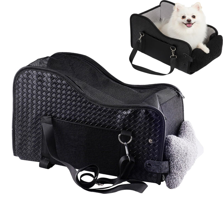Outdoor Hundesitz Mittelkonsole Auto für Kleine Hunde, Klappbare Autositze für kleine Katzen und Hun